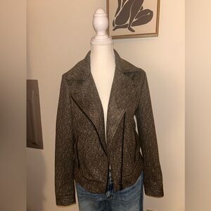 Women's Herringbone Bomber Jacket